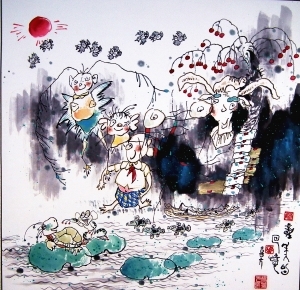 YANG Xiyuan œuvre - Souvenirs d'enfance