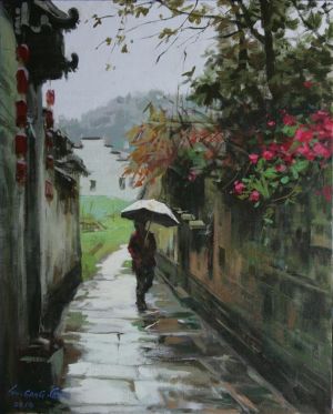 Chen Shougang œuvre - Saison des pluies à Ziyuan