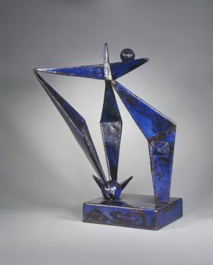 Sculpture contemporaine - Construction bleue 1938
