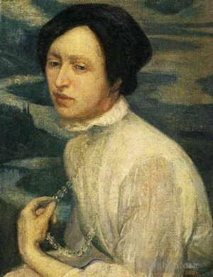Diego Rivera œuvre - Portrait d'Angelina Beloff 1909