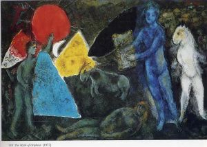 Marc Chagall œuvre - Le mythe d'Orphée