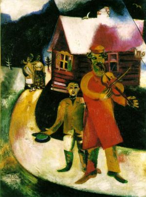 Marc Chagall œuvre - Le violoniste