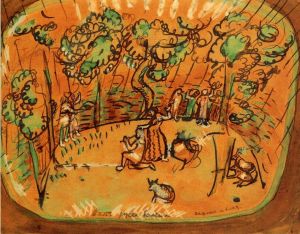 Marc Chagall œuvre - Daphnis et Chloé