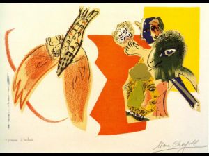 Marc Chagall œuvre - Poisson volant