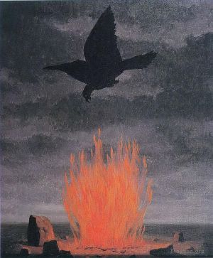 René François Ghislain Magritte œuvre - Les fanatiques 1955