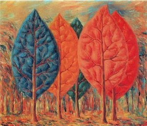 René François Ghislain Magritte œuvre - L'incendie 1943