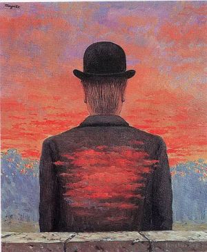 René François Ghislain Magritte œuvre - Le poète récompensé 1956
