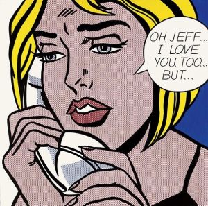 Roy Fox Lichtenstein œuvre - Oh Jeff, je t'aime mais