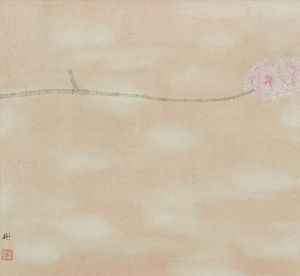 Art Chinois contemporaine - Un jet de fleur