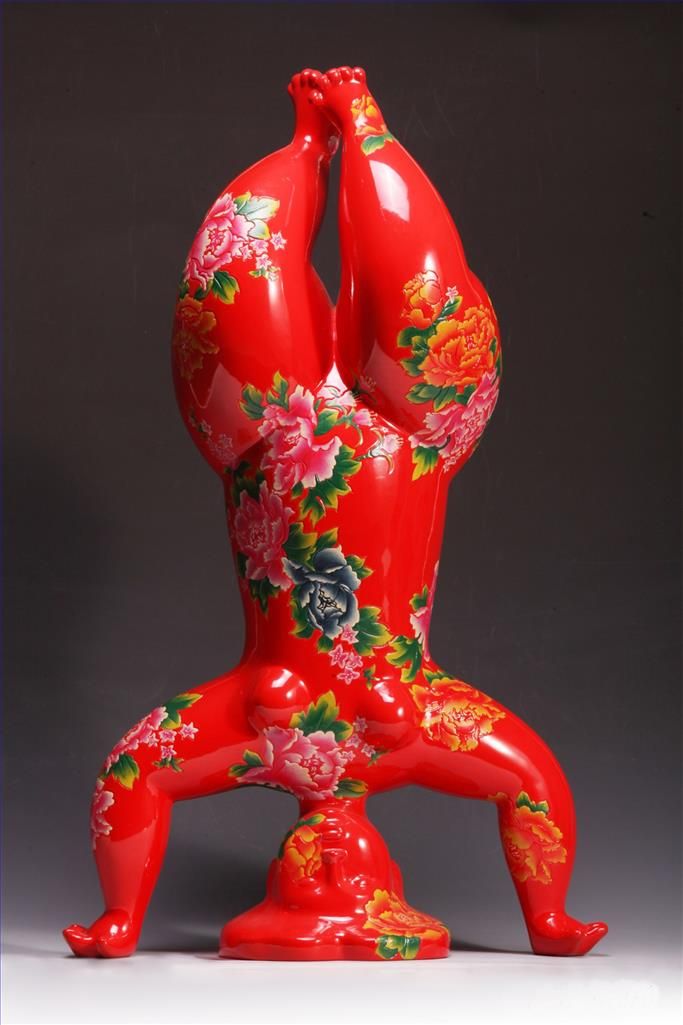 Li Jinxian Sculpture - Le charme de la fleur 2
