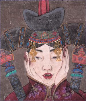 Art chinoises contemporaines - Femme de nationalité mongole
