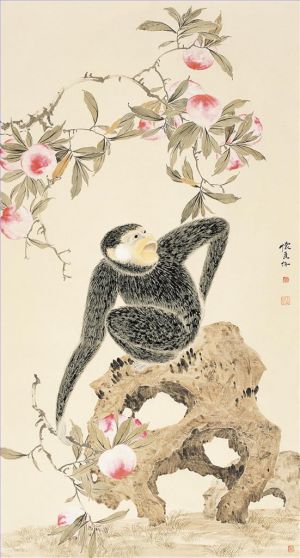 Tian Huailiang œuvre - Peinture de fleurs et d'oiseaux dans le style traditionnel chinois 3