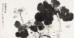 Tian Huailiang œuvre - Peinture de fleurs et d'oiseaux dans le style traditionnel chinois 5