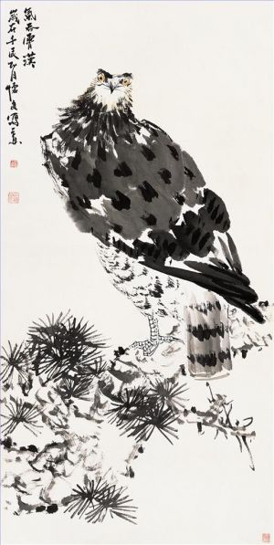 Tian Huailiang œuvre - Peinture de fleurs et d'oiseaux dans le style traditionnel chinois 6
