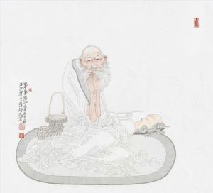 Wang Tong œuvre - Pratiquer la méditation