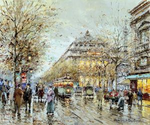 Antoine Blanchard œuvres - Paris la chatelet